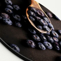 Discount Glasbild BLAUBEEREN Glasbilder