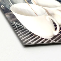 Outlet Glasbild CAFÉ III Glasbilder