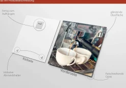 Outlet Glasbild CAFÉ III Glasbilder