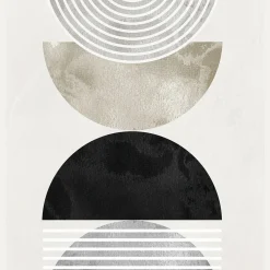 New Glasbild GEOMETRIC SHAPES IV Glasbilder