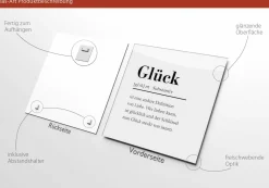 Discount Glasbild GLÜCK II Glasbilder