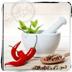 Best Glasbild HOT AND SPICY III Glasbilder