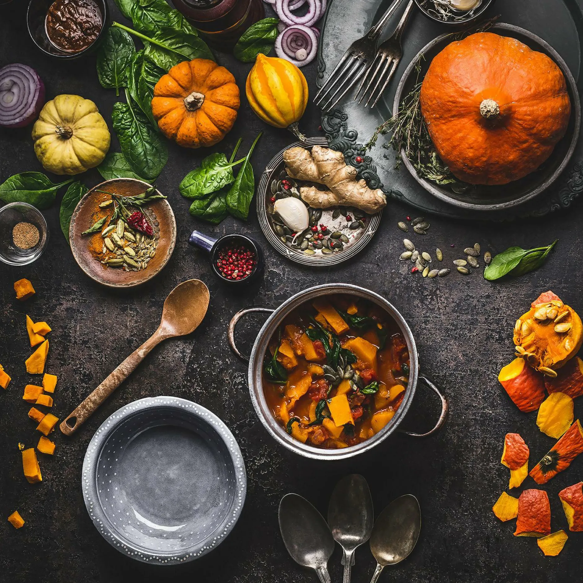 Clearance Glasbild INGREDIENTS III Glasbilder