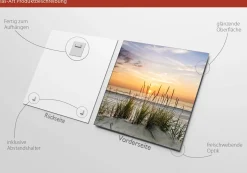 Clearance Glasbild LONELY DUNE Glasbilder