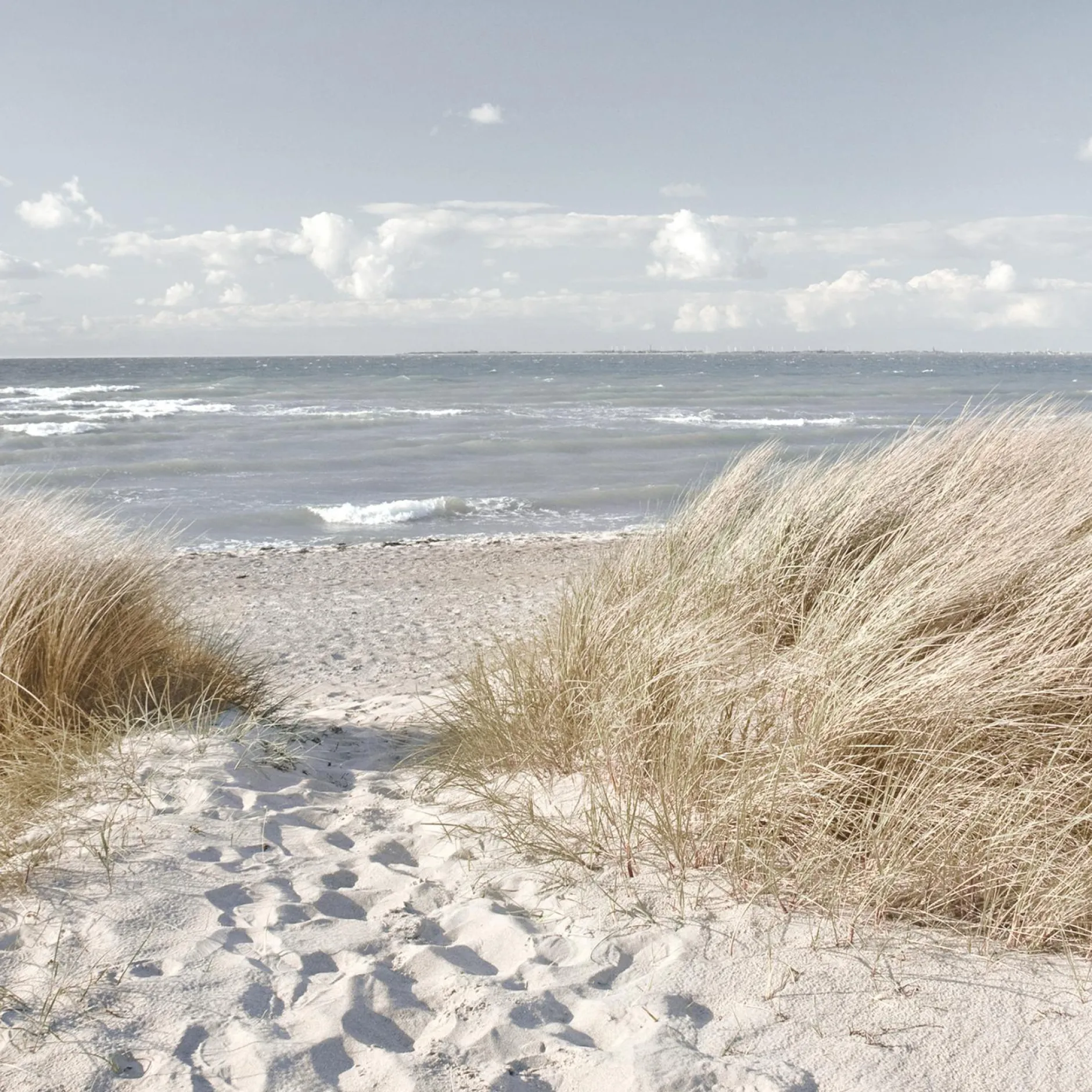 Outlet Glasbild OASE DER SINNE I Glasbilder