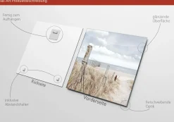 Discount Glasbild OASE DER SINNE II Glasbilder