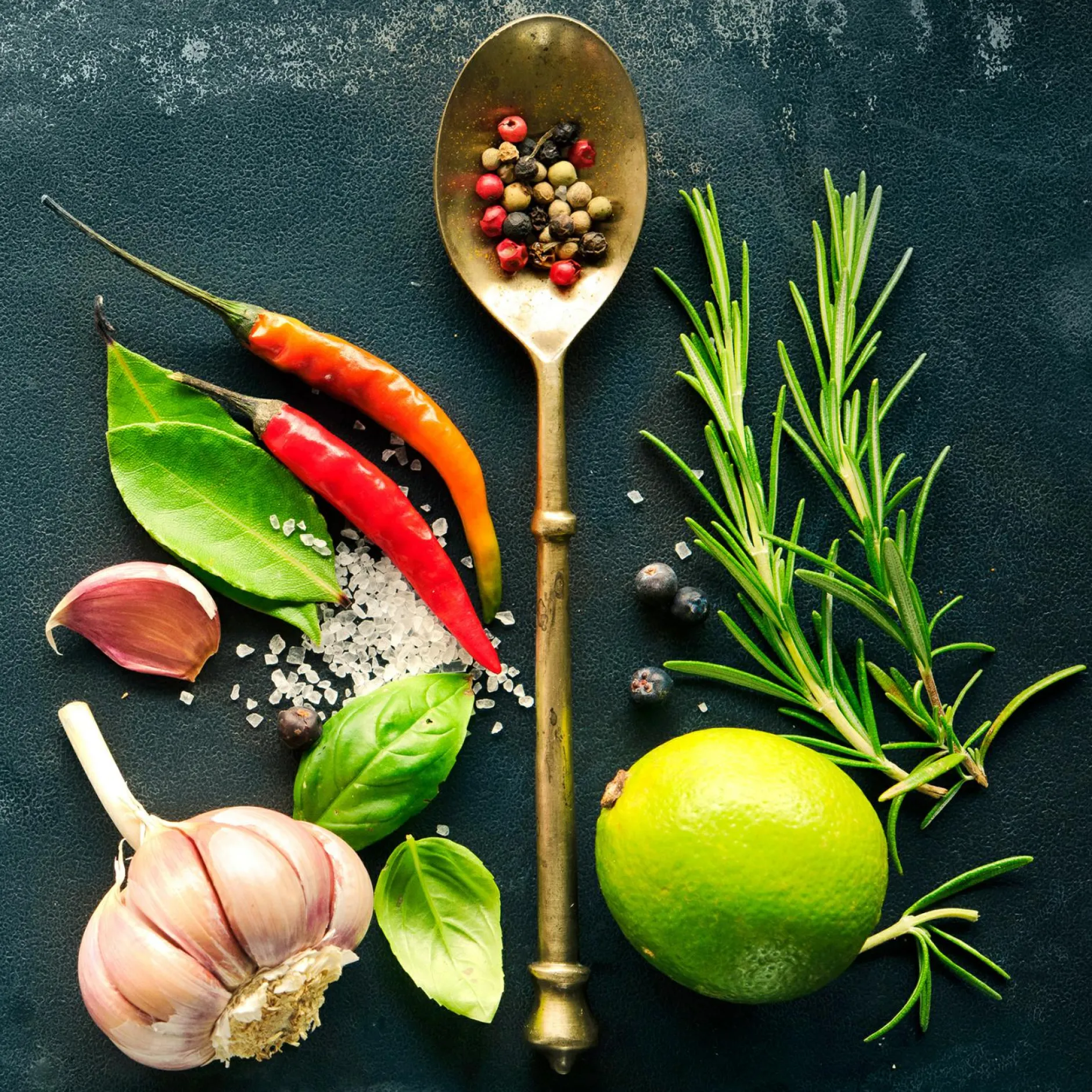 Best Glasbild VINTAGE HERBAGE III Glasbilder