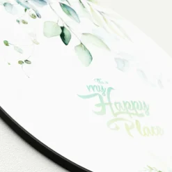 Discount Glasbild WATERCOLOURED LEAVES Glasbilder