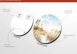 Online Glasbild WILDER STRAND III Glasbilder|Bilder