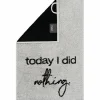 Gästetuch TODAY I did nothing Gästehandtücher