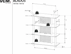 Sale Hifi-Möbel Blados Tv- & Mediamöbel|Tv - & Mediamöbel