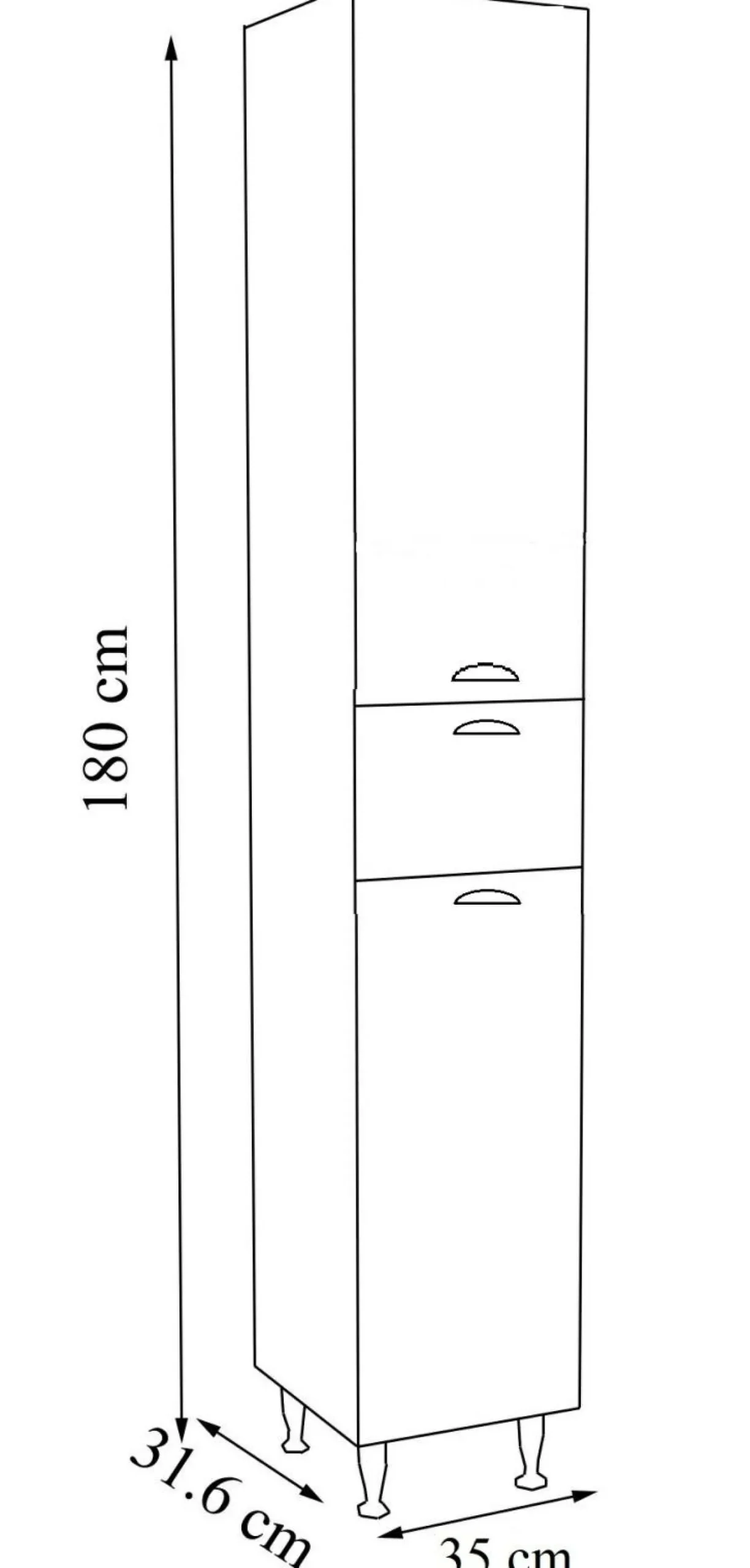 Best Hochschrank CASALO Hochschränke|Bad-Hochschränke