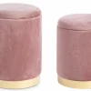 New Hocker POLINA 2er Set Hocker & Sitzwürfel|Hocker