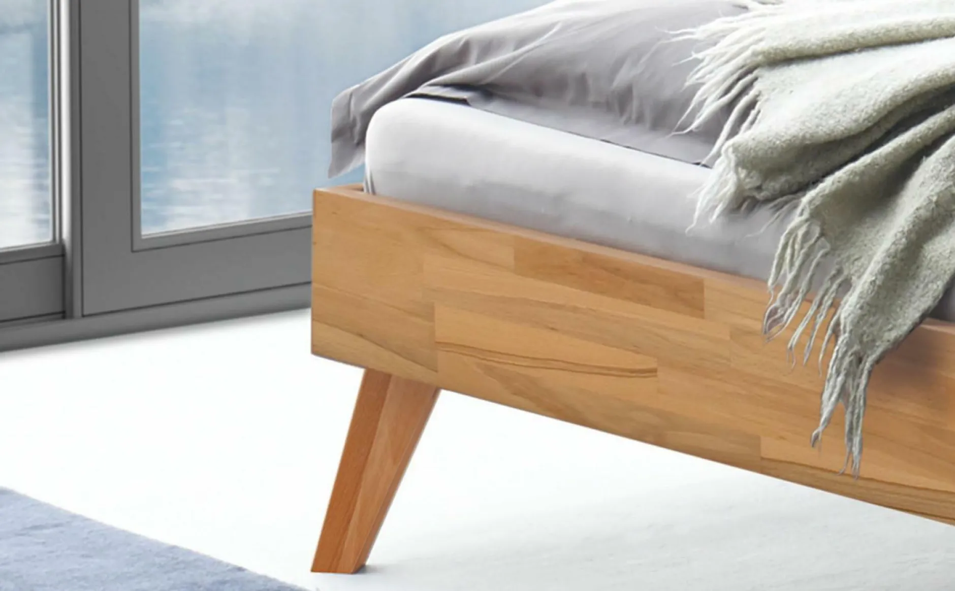 Outlet Holzbett CALVARI Betten|Holzbetten