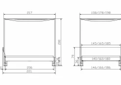 Outlet Holzbett CILUNA Betten|Holzbetten