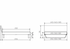 Hot Holzbett CLYO Betten|Holzbetten