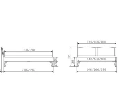 Online Holzbett MARETO Holzbetten
