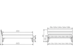 Online Holzbett ORTONA Betten|Holzbetten