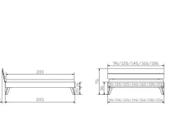 Online Holzbett ORTONA Betten|Holzbetten
