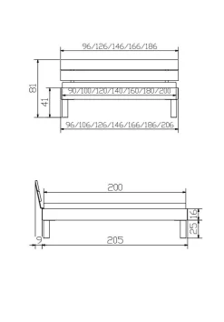 Online Holzbett PRATO Betten|Holzbetten