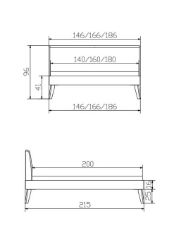 Hot Holzbett SIMONE Betten|Holzbetten