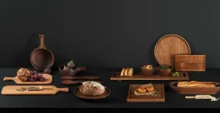 Holzteller WOOD Tabletts|Tabletts & Untersetzer