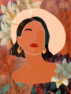 Online Keilrahmenbild FLOWER GIRL Keilrahmenbilder