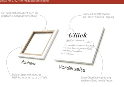 Hot Keilrahmenbild GLÜCK Keilrahmenbilder