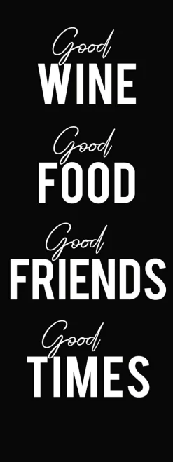 Clearance Keilrahmenbild GOOD WINE Keilrahmenbilder