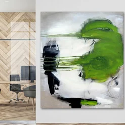 Clearance Keilrahmenbild GREEN SEDUCTION Keilrahmenbilder