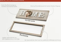 New Keilrahmenbild HOME Keilrahmenbilder