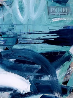 Clearance Keilrahmenbild POOL PARTY Keilrahmenbilder