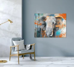 Best Keilrahmenbild POPART ELEFANT Keilrahmenbilder|Originalbilder