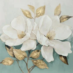 Sale Keilrahmenbild WHITE FLOWERS Keilrahmenbilder