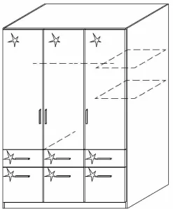 Sale Kleiderschrank RICHMOND Kleiderschränke|Kleiderschränke