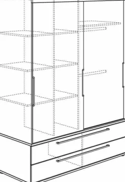New Kleiderschrank 2T2S FIONN Kleiderschränke|Kleiderschränke