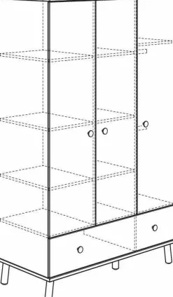 New Kleiderschrank YLVIE Kleiderschränke|Kleiderschränke