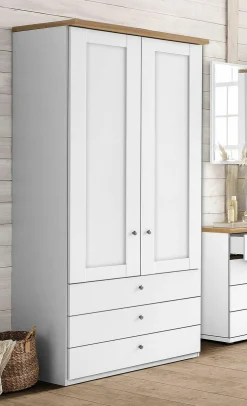 Discount Kleiderschrank AALBORG Kleiderschränke|Kleiderschränke