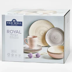 Online Kombiservice ROYAL Geschirr|Gedeckter Tisch