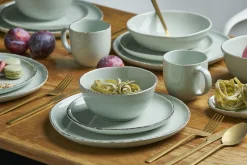 Discount Kombiservice URBAN Geschirr|Gedeckter Tisch