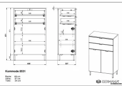 Clearance Kommode MAURESA Kommoden|Kommoden