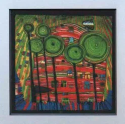 Clearance Kunstdruck HUNDERTWASSER Kunstdrucke|Holzbilder