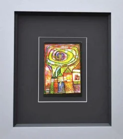 Kunstdruck HUNDERTWASSER Kunstdrucke|Holzbilder