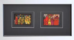 Sale Kunstdruck HUNDERTWASSER Kunstdrucke|Holzbilder