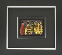 Sale Kunstdruck HUNDERTWASSER Kunstdrucke|Holzbilder