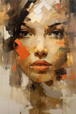 New Leinwandbild MYSTIC GIRL Kunstdrucke