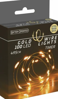 Discount Lichterkette DRAHT 100 LED Lichterketten|Lichterketten