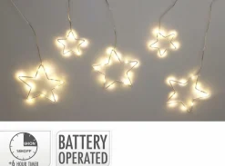 Lichtervorhang Sterne LED Weihnachtsbeleuchtung