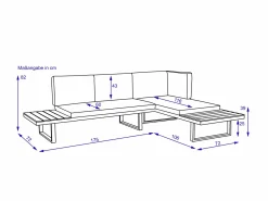 Hot Loungeecke Dubai Loungemöbel|Loungemöbel