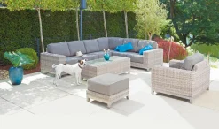 Discount Loungehocker THOR Gartenhocker|Loungemöbel